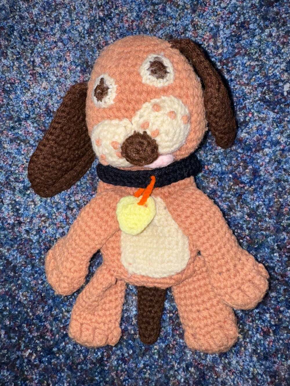 Handmade Amigurumi Crochet Dog Plush Toy